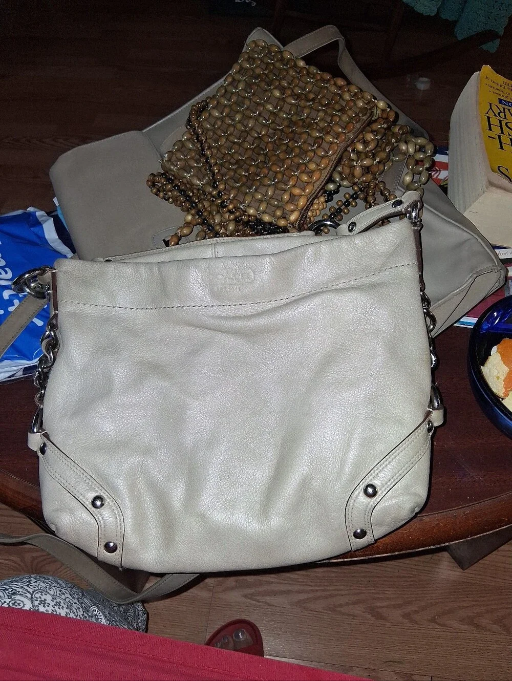 Coach Carly shoulder bag leather